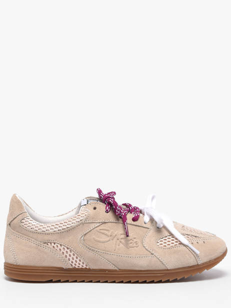 Sneakers Billie Uit Leder Semerdjian Beige women BILLI244